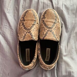 Steve Madden snakeskin sneakers